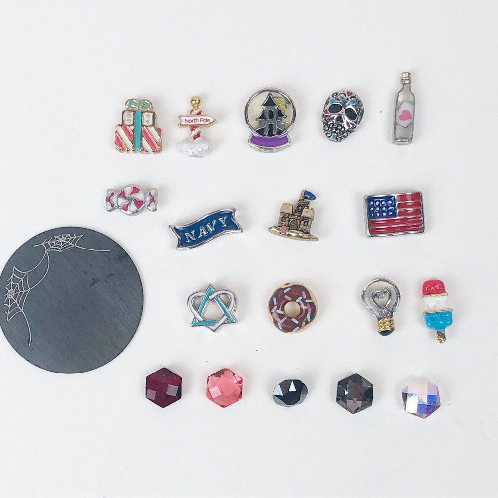 Origami Owl Charms and Halloween Plate
